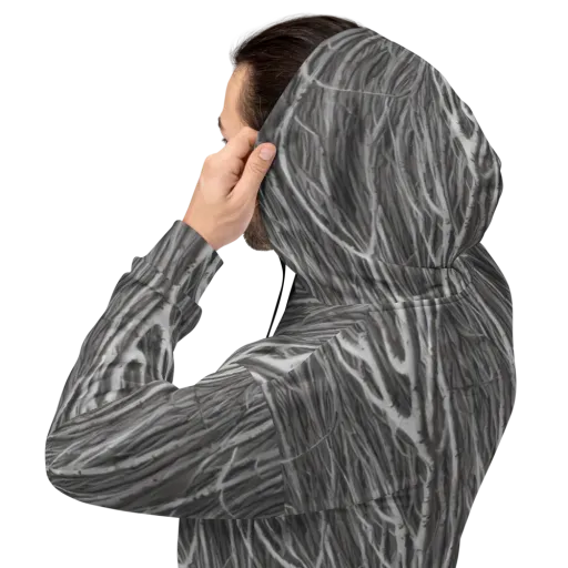 Glimmering Ghosts on a Hoodie