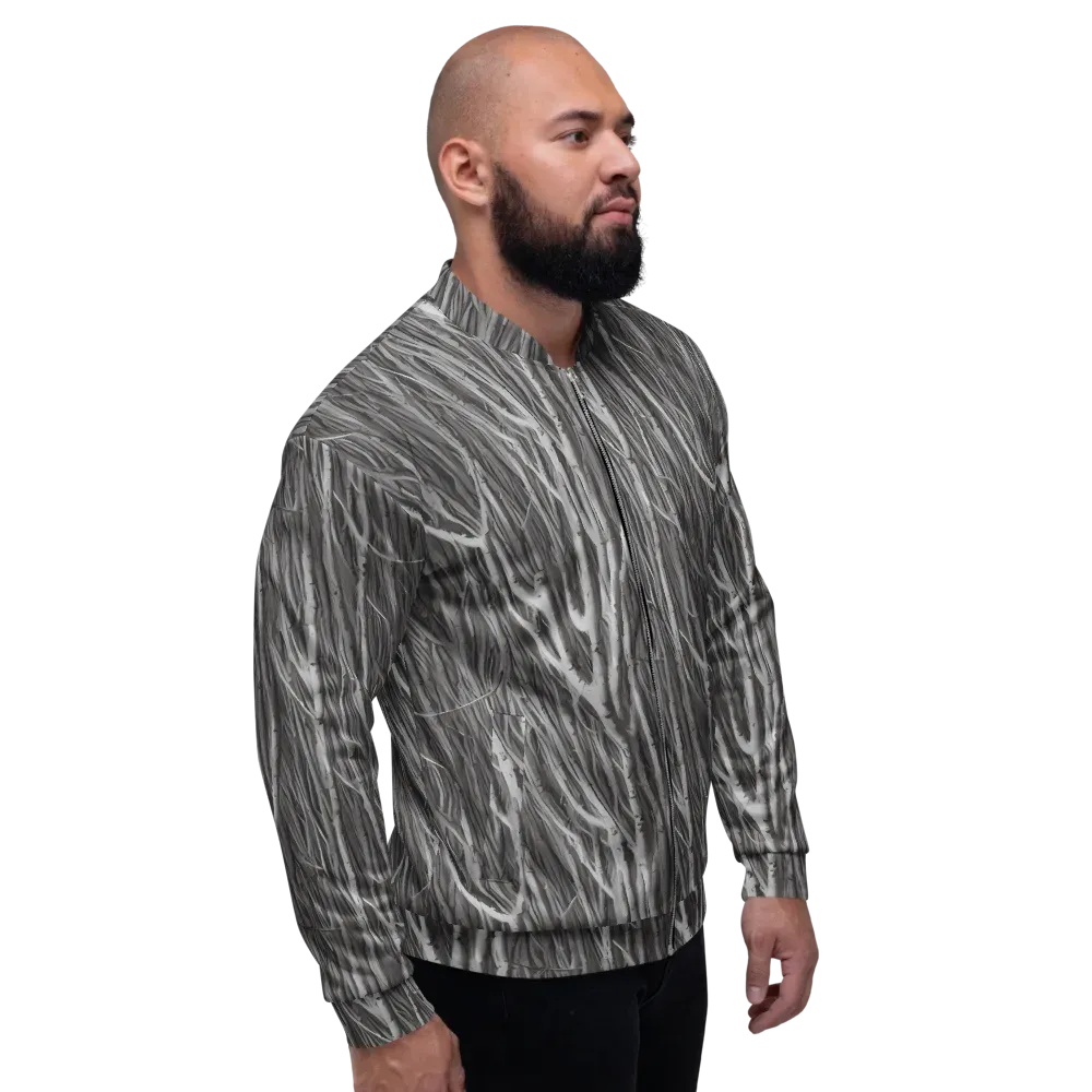 Glimmering Ghosts on Bomber Jacket — Right