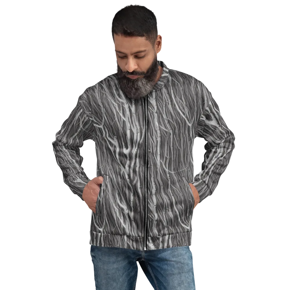 Glimmering Ghosts on Bomber Jacket — Front