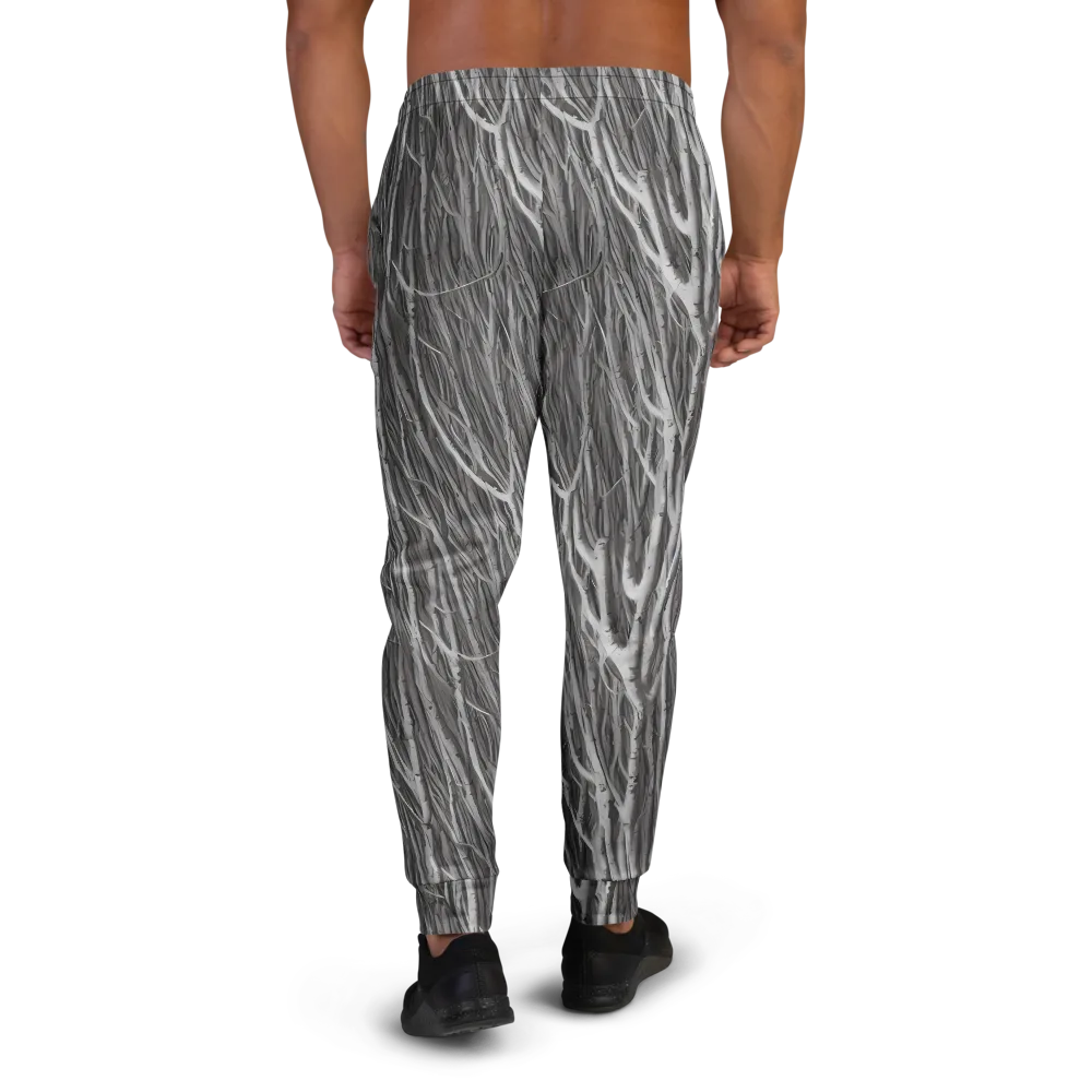 Glimmering Ghosts on Men's Joggers — Back