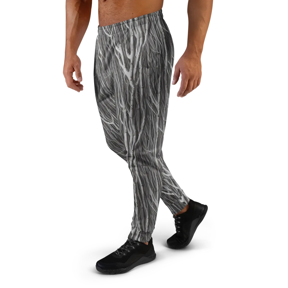 Glimmering Ghosts on Men's Joggers — Left