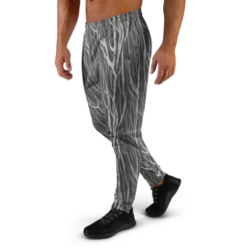 Glimmering Ghosts on a Men's Joggers