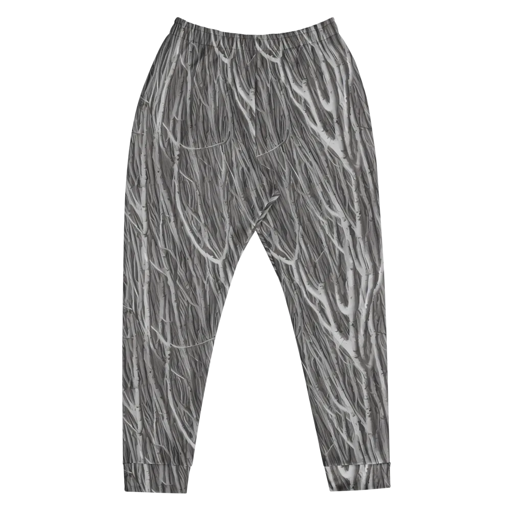 Glimmering Ghosts on Men's Joggers — Front