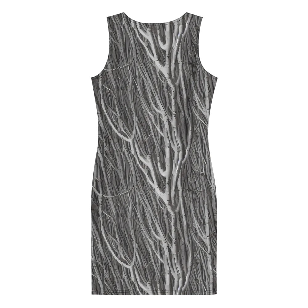 Glimmering Ghosts on Bodycon Dress — Back