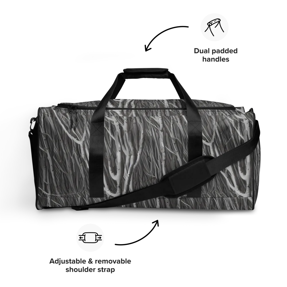 Glimmering Ghosts on Duffle Bag — Front