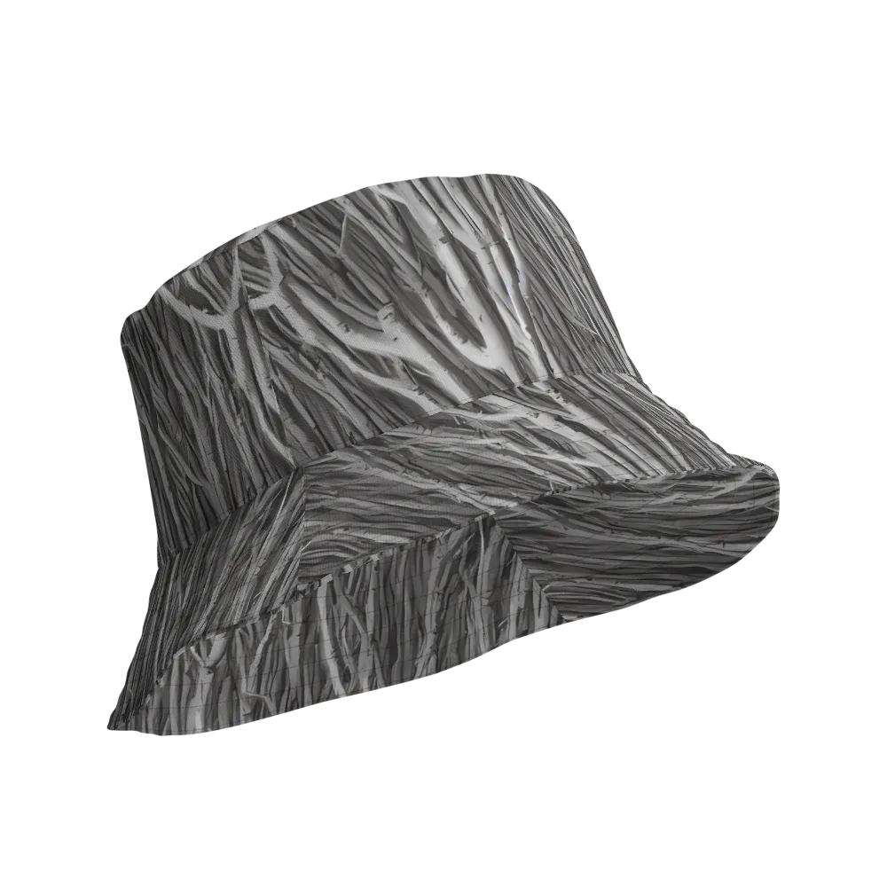 Glimmering Ghosts on Reversible Bucket Hat — Product details Outside