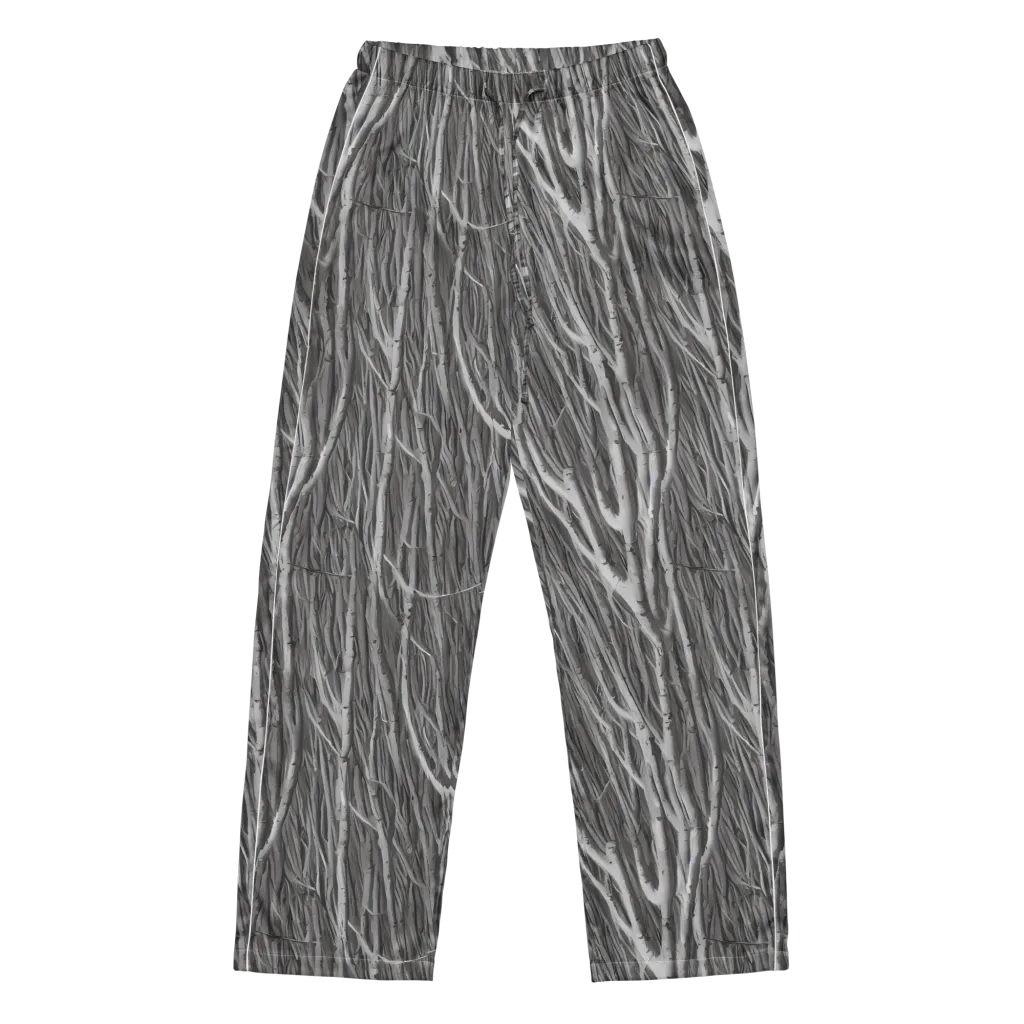 Glimmering Ghosts on Women's Pajama Pants — Front