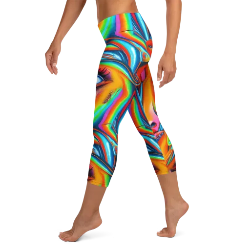 Kaleidovisions on a Capri Leggings