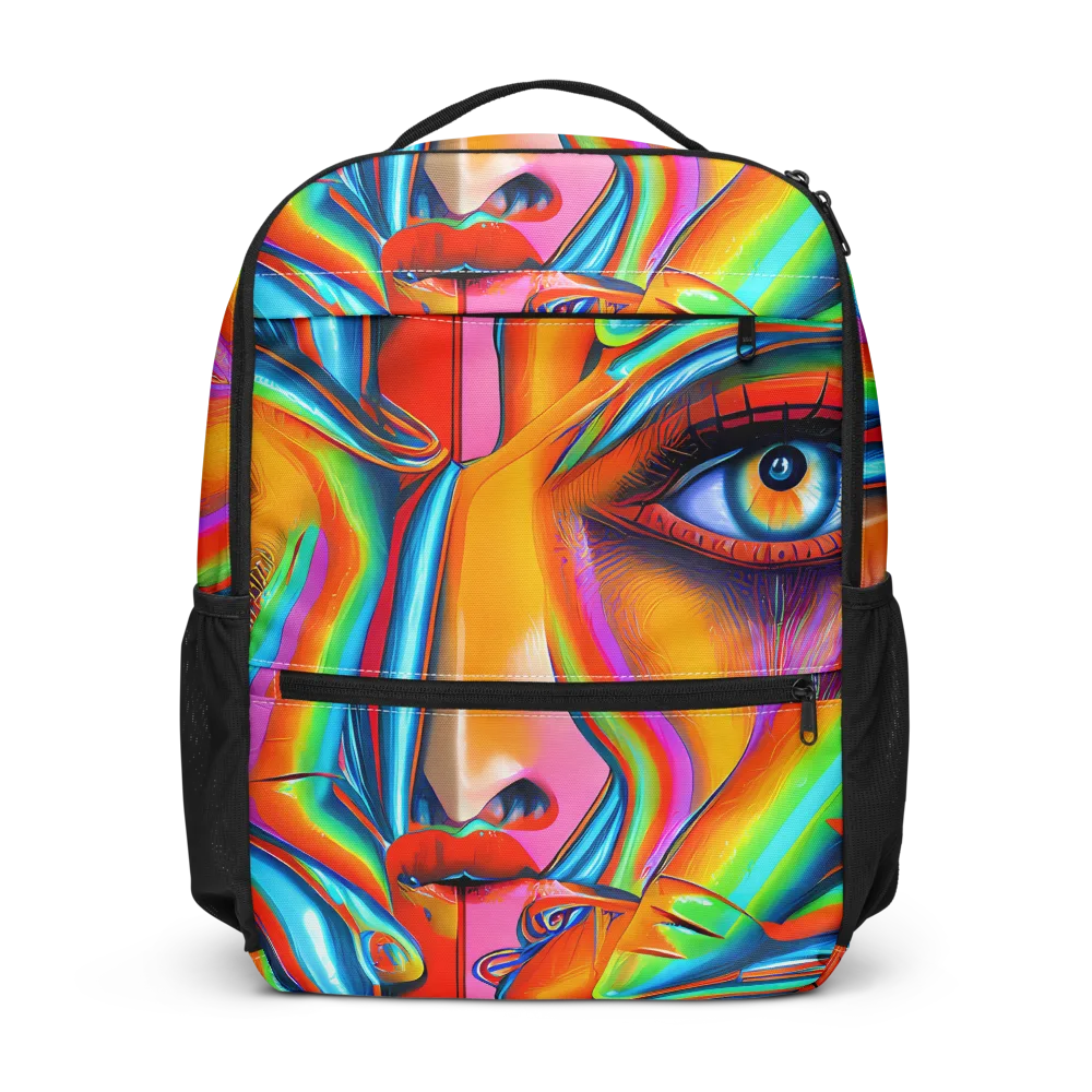 Kaleidovisions on Utility Backpack — Front