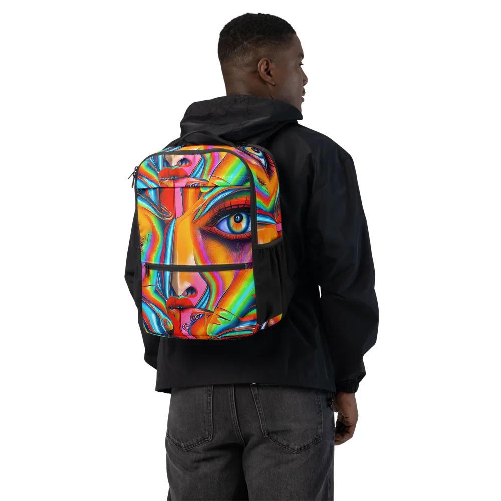 Kaleidovisions on Utility Backpack — Back