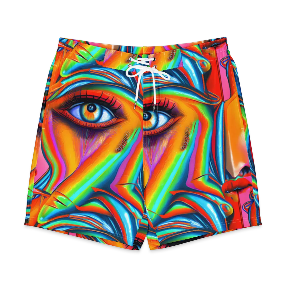 Kaleidovisions on Men's Board Shorts — Front