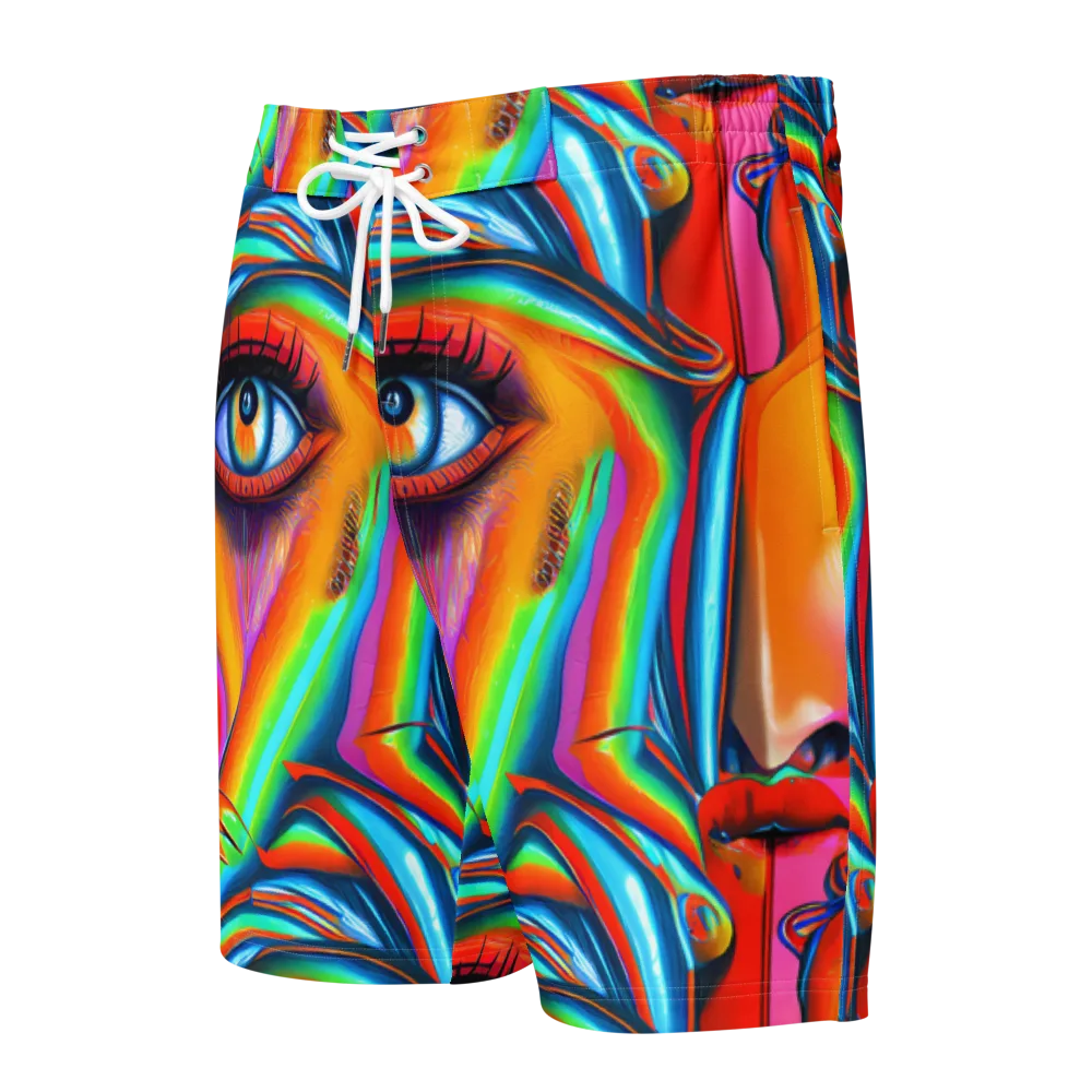 Kaleidovisions on Men's Board Shorts — Front