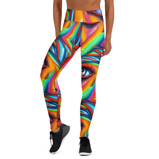 Kaleidovisions on a Yoga Leggings