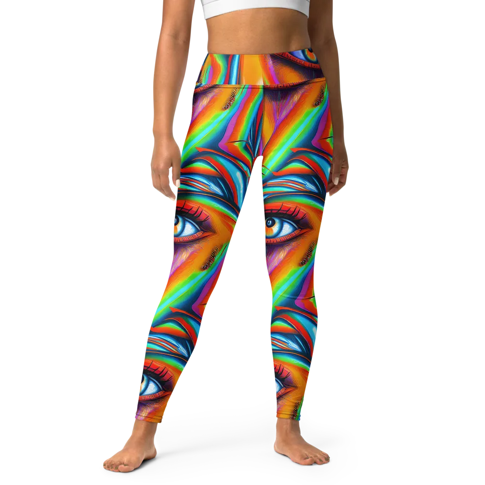Kaleidovisions on Yoga Leggings — Front
