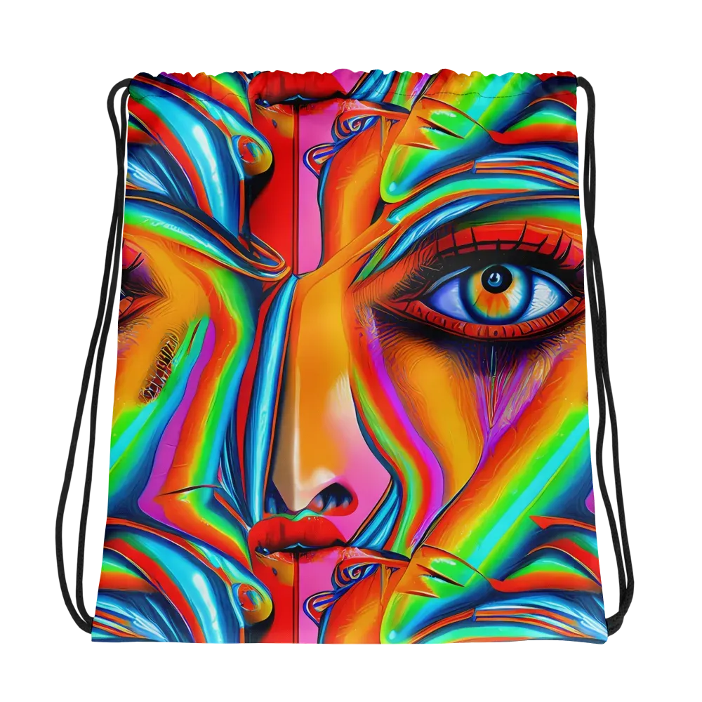 Kaleidovisions on Drawstring Bag — Photo