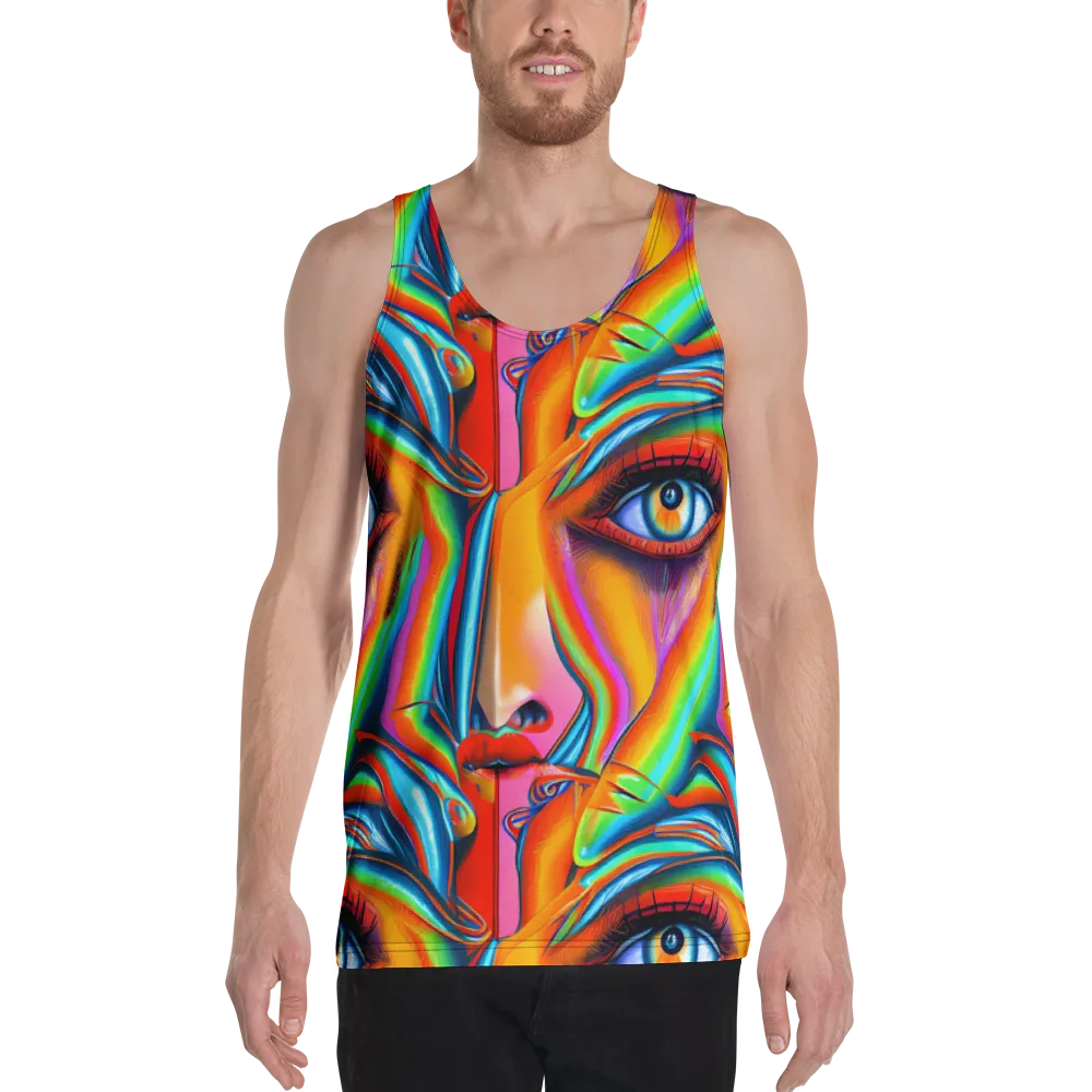Kaleidovisions on Men's Tank Top — Front