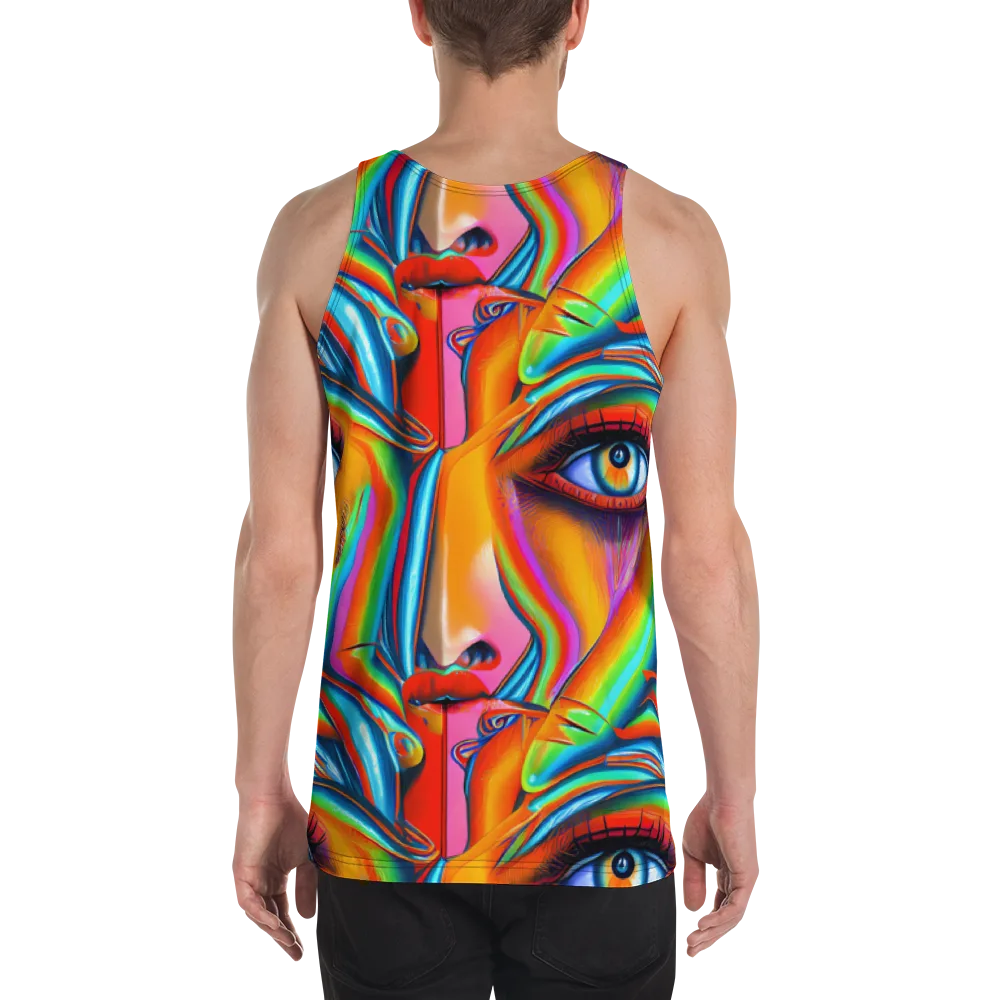 Kaleidovisions on Men's Tank Top — Back