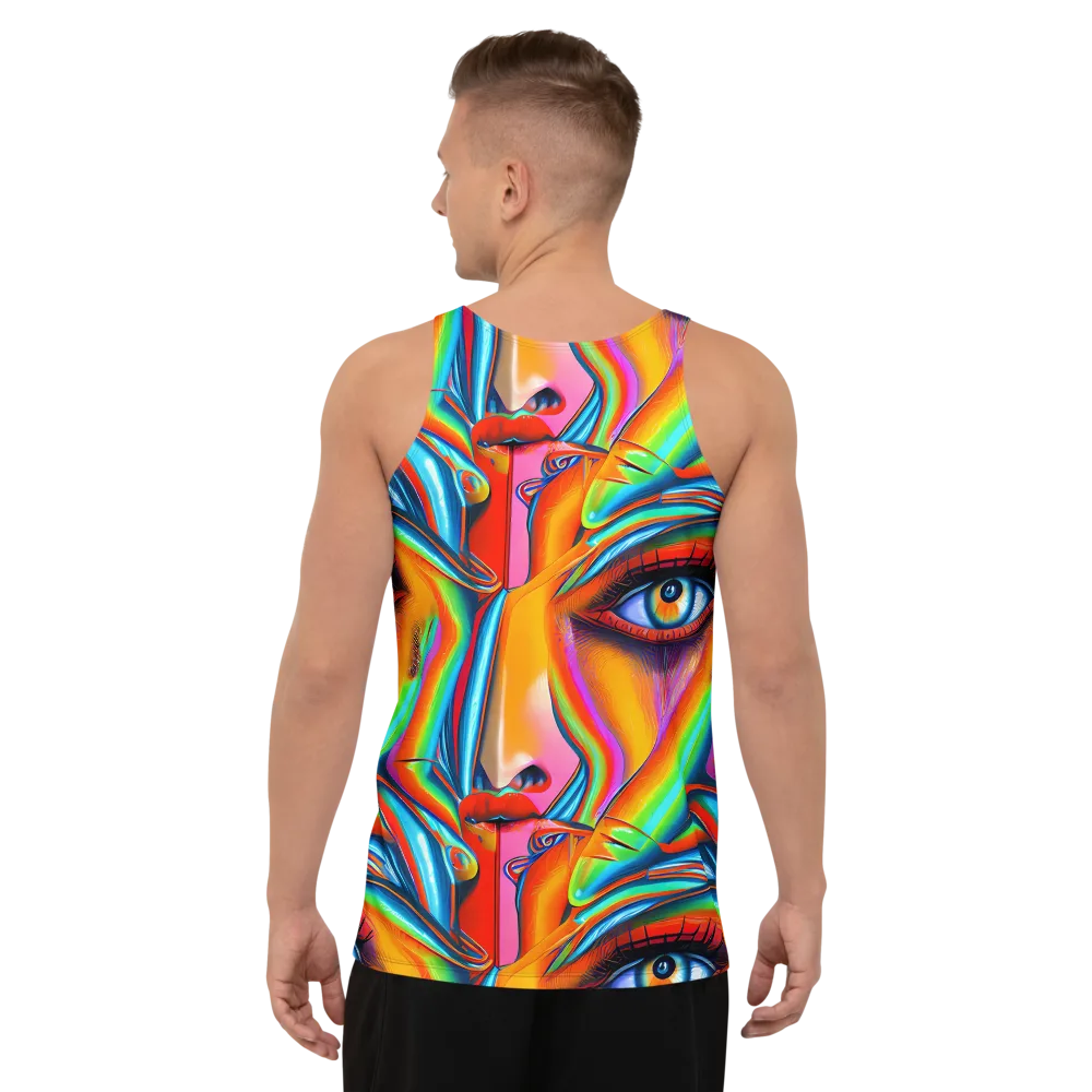 Kaleidovisions on Men's Tank Top — Back