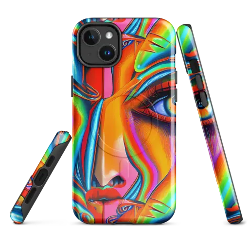 Kaleidovisions on a MagSafe Tough Case for iPhone®