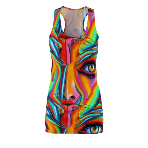 Kaleidovisions on a Racerback Dress