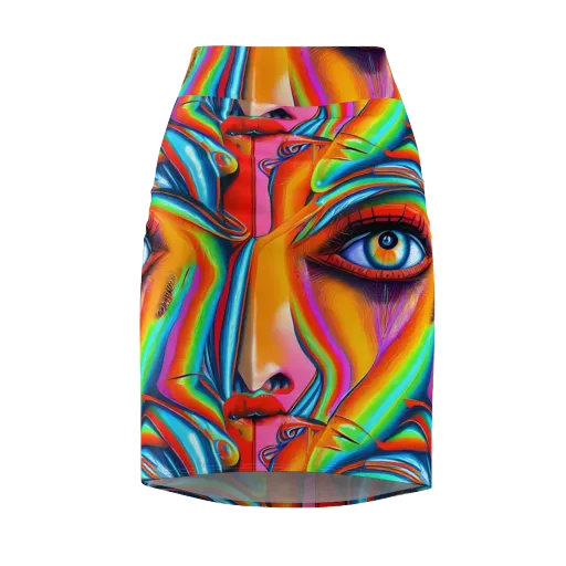 Kaleidovisions on a Pencil Skirt