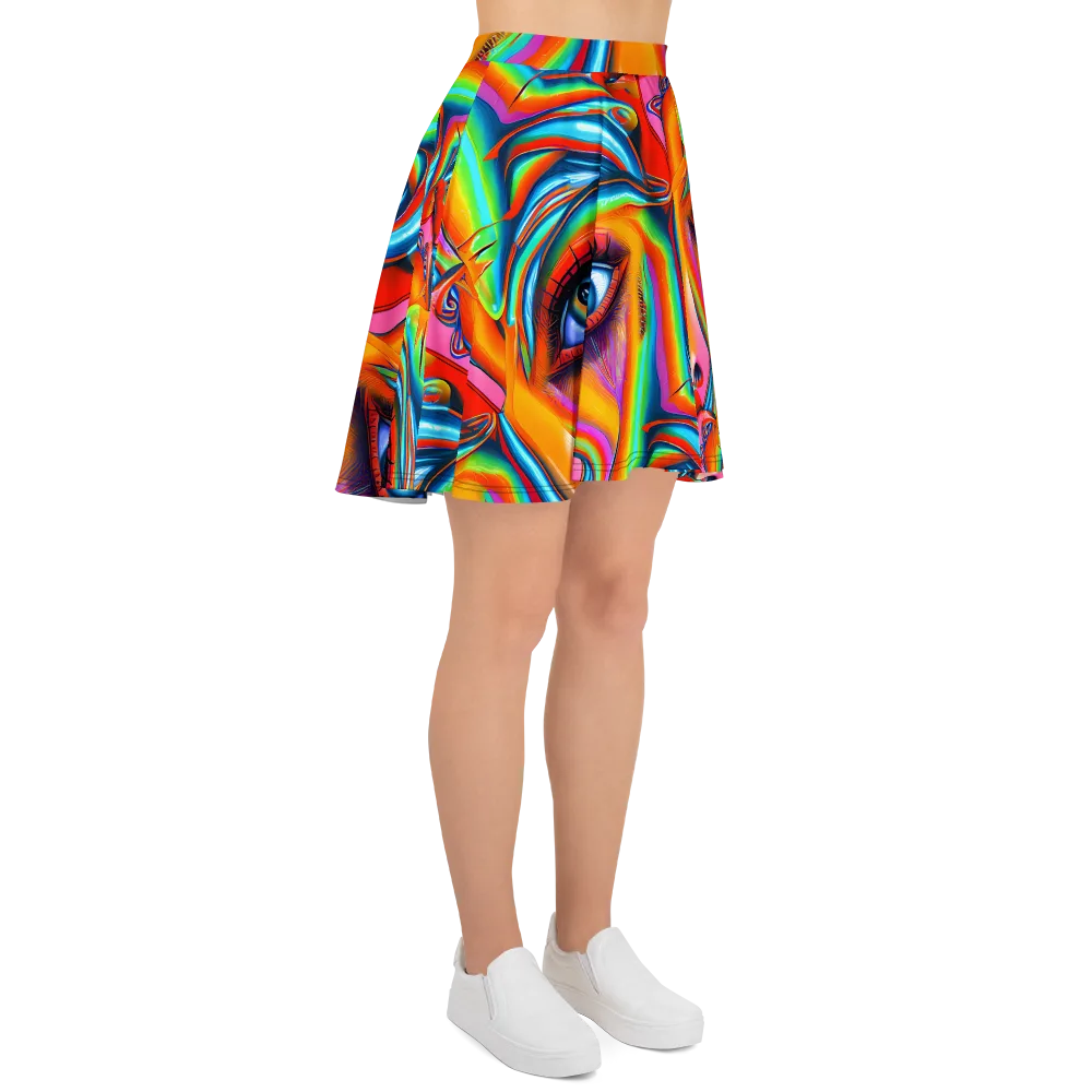 Kaleidovisions on Skater Skirt — Right