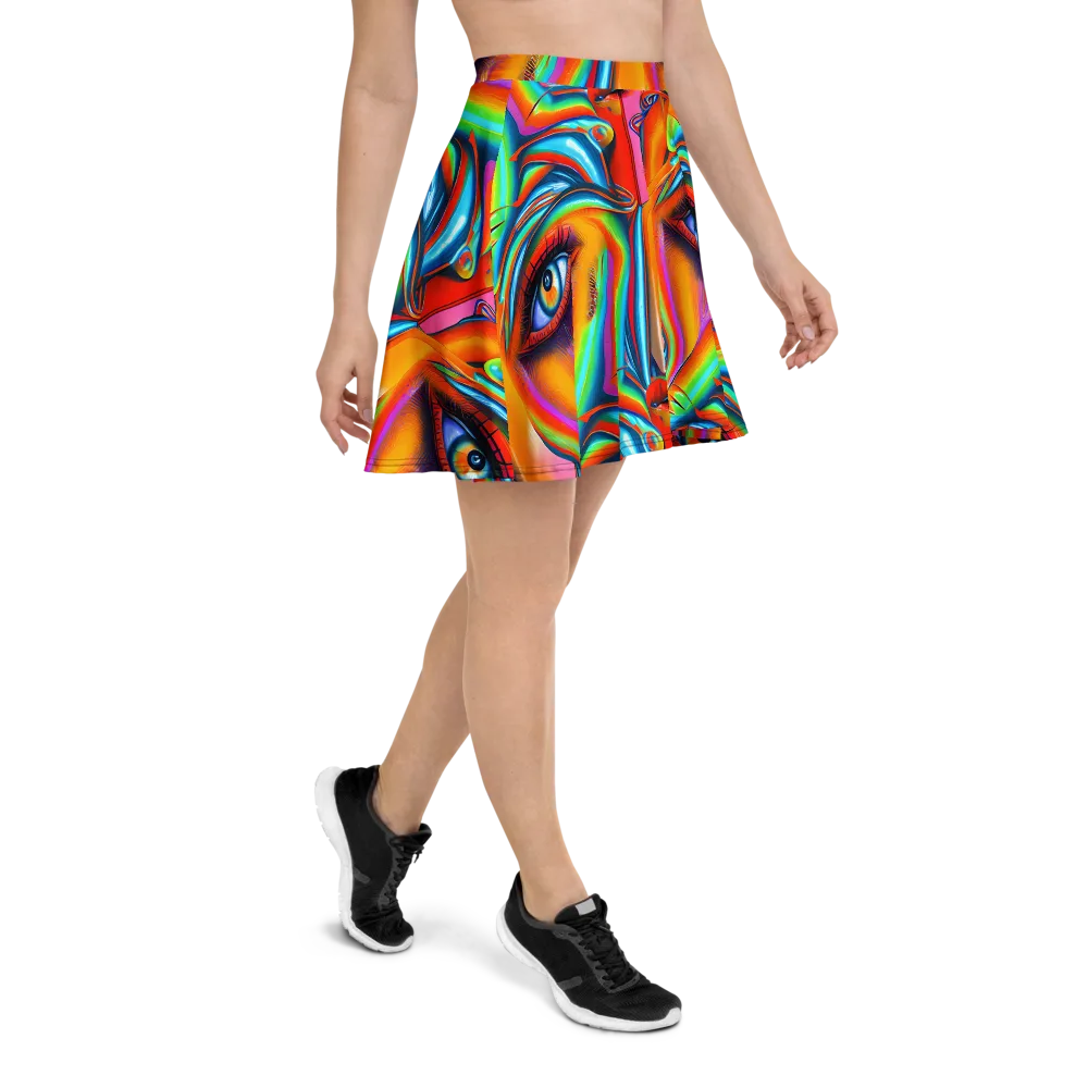 Kaleidovisions on Skater Skirt — Right