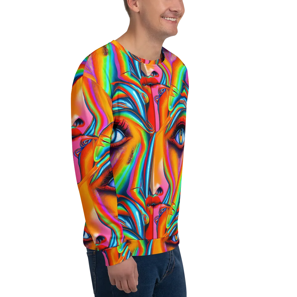 Kaleidovisions on Sweatshirt — Right Front