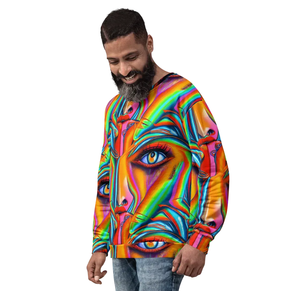 Kaleidovisions on Sweatshirt — Left Front