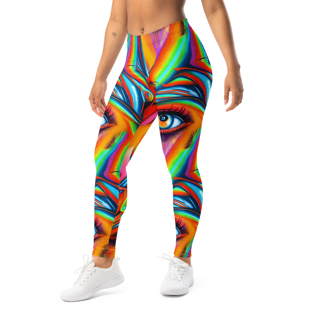 Kaleidovisions on Leggings — Left Front