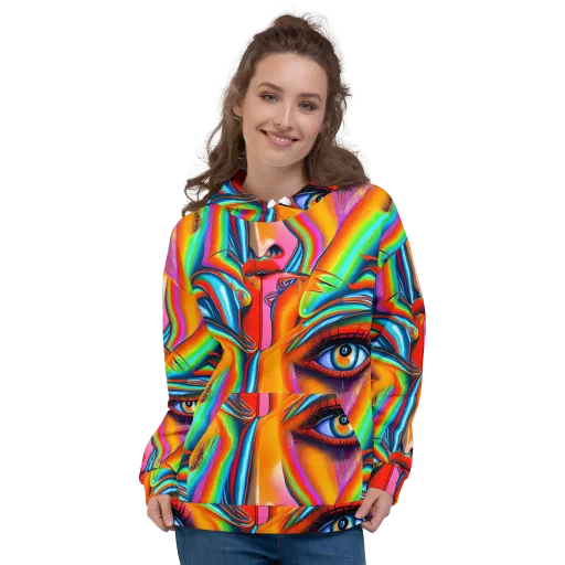 Kaleidovisions on a Hoodie