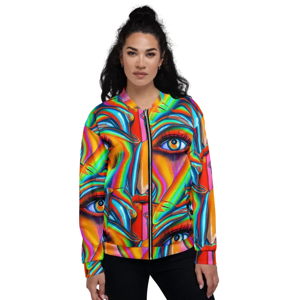 Kaleidovisions on Bomber Jacket — Front