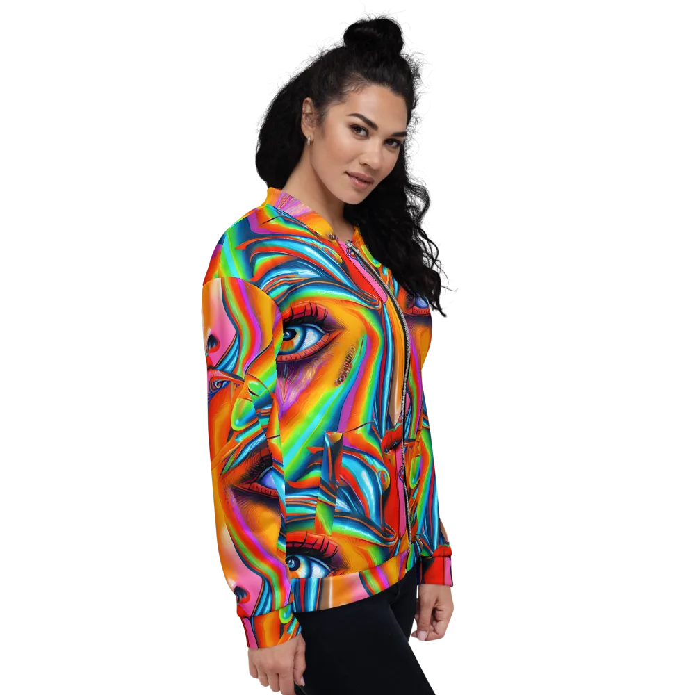Kaleidovisions on Bomber Jacket — Right