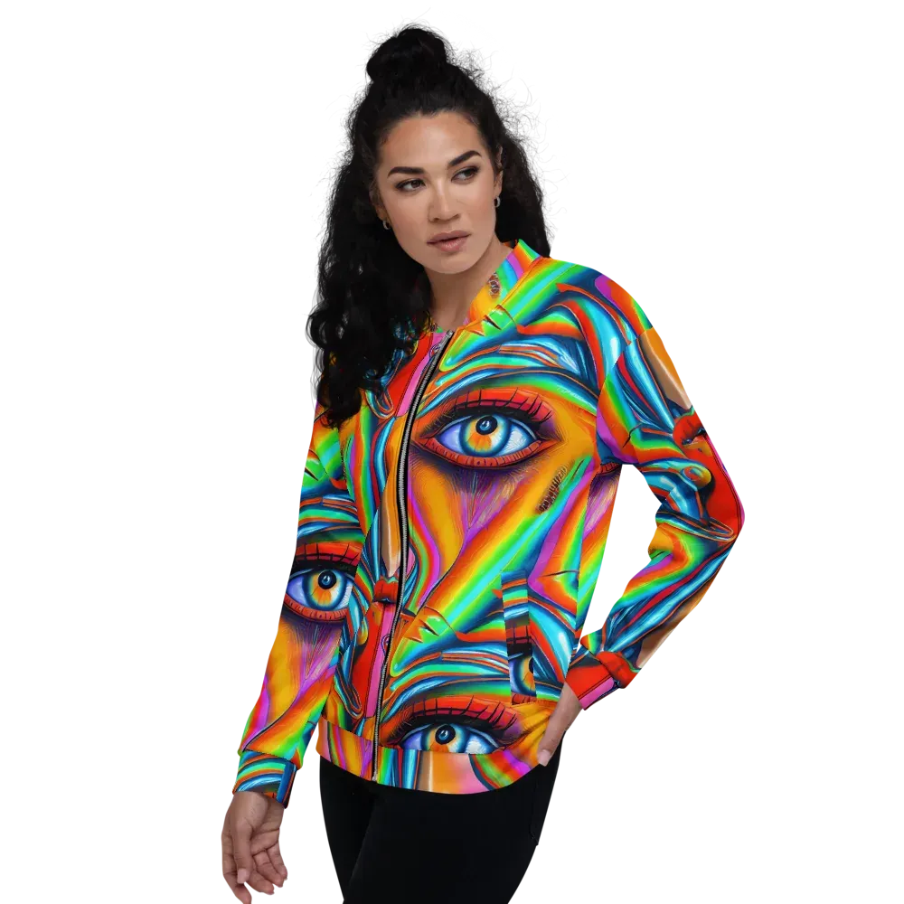 Kaleidovisions on Bomber Jacket — Left