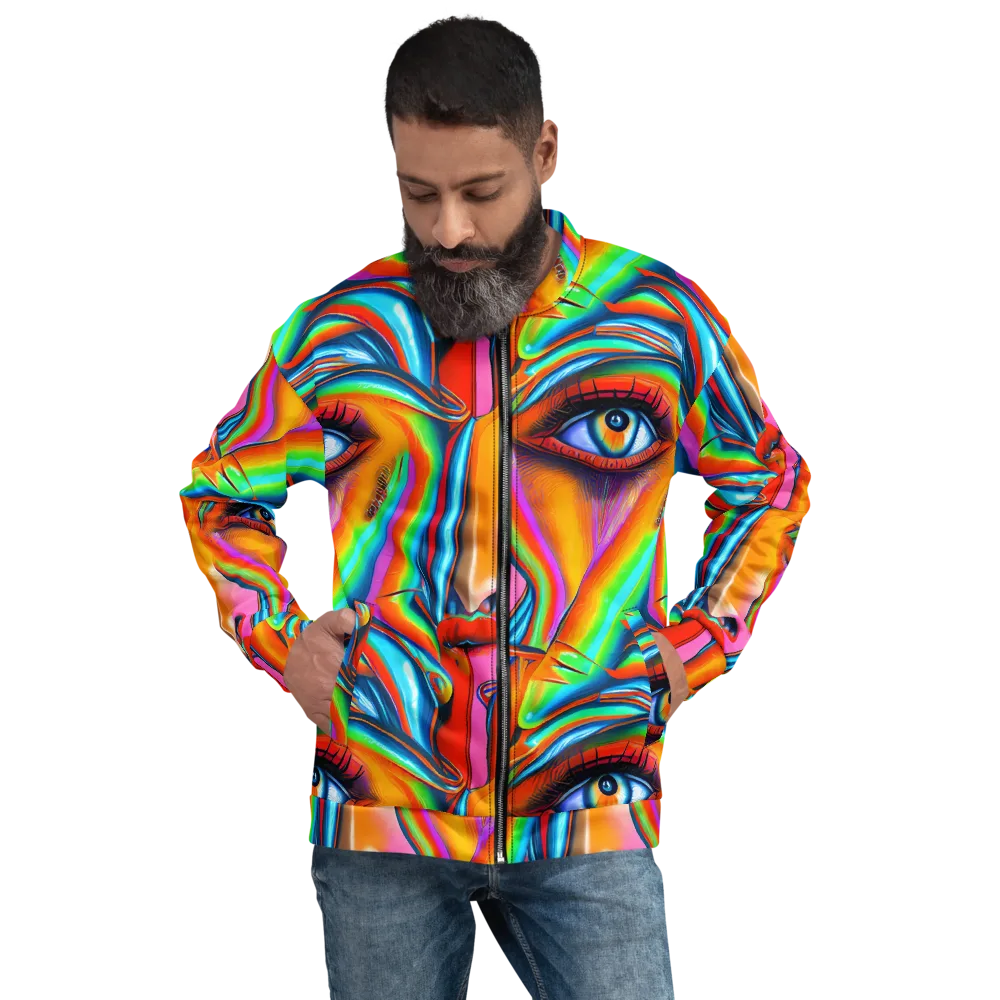 Kaleidovisions on Bomber Jacket — Front