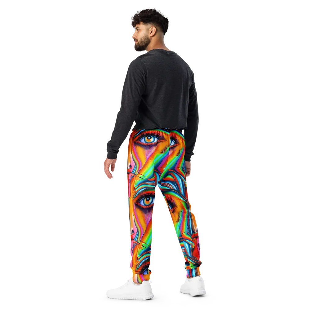 Kaleidovisions on Men's Joggers — Back