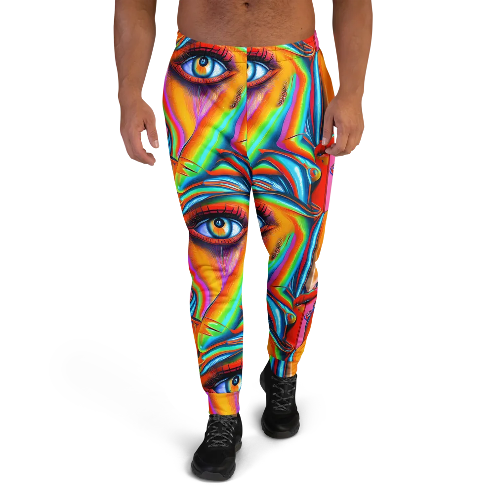 Kaleidovisions on Men's Joggers — Front