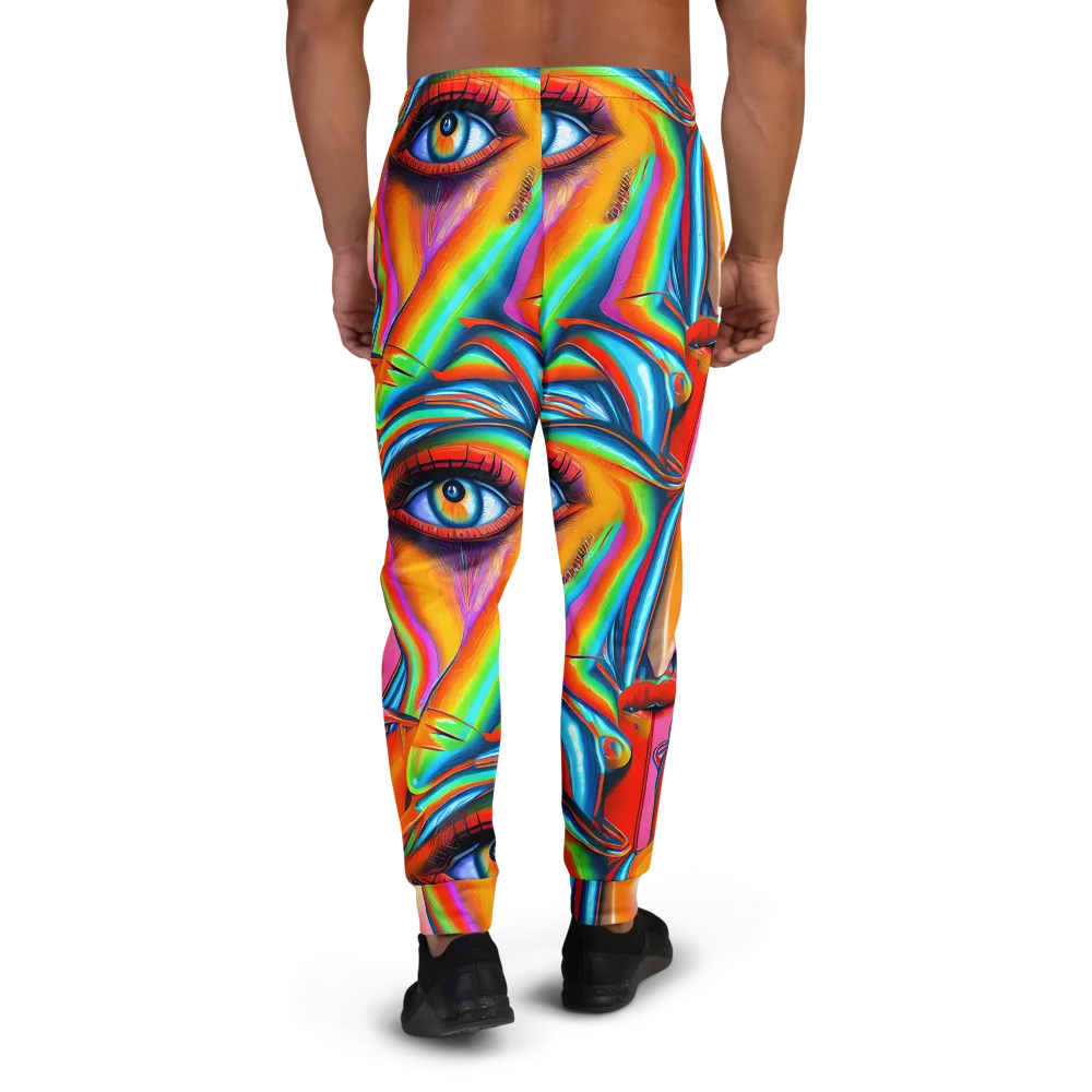 Kaleidovisions on Men's Joggers — Back