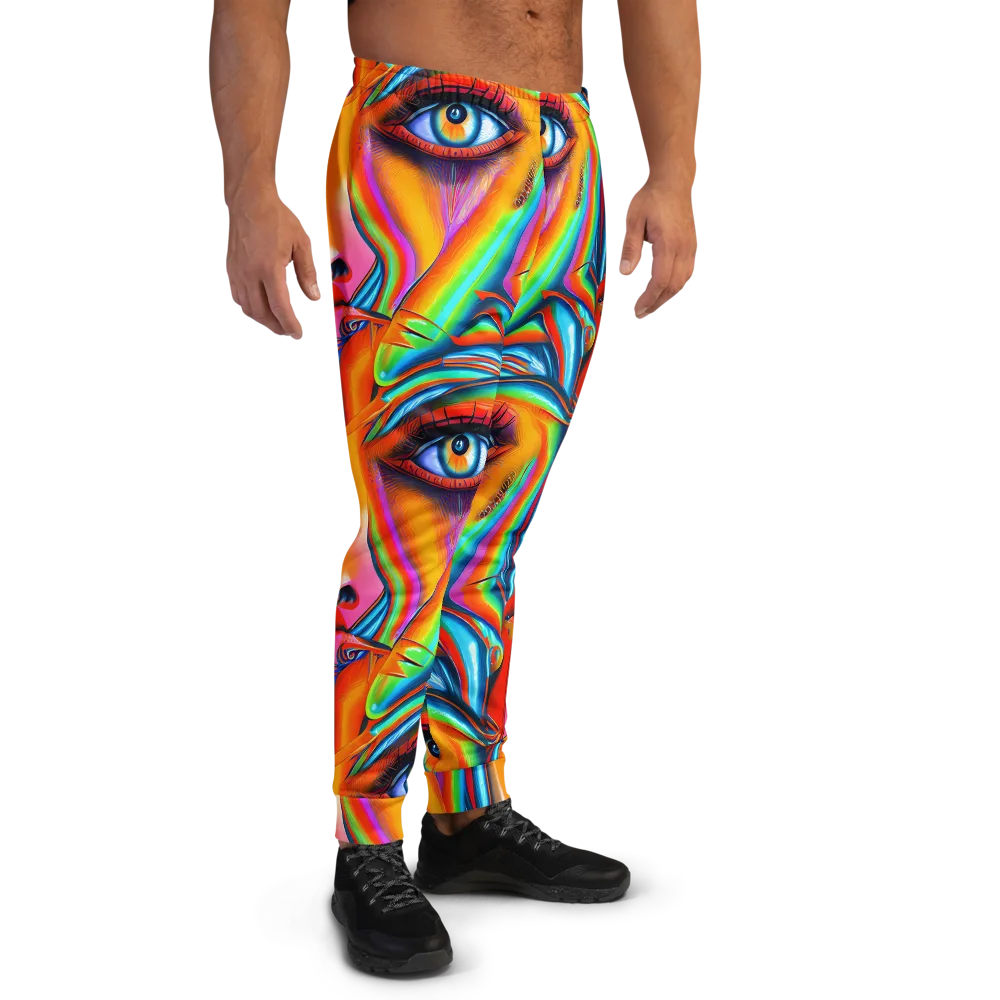 Kaleidovisions on Men's Joggers — Right