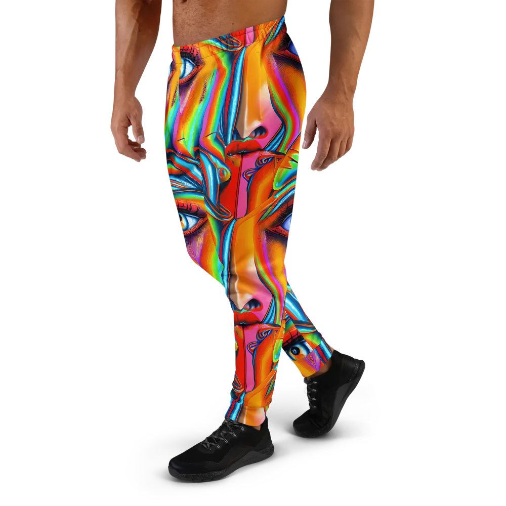 Kaleidovisions on Men's Joggers — Left