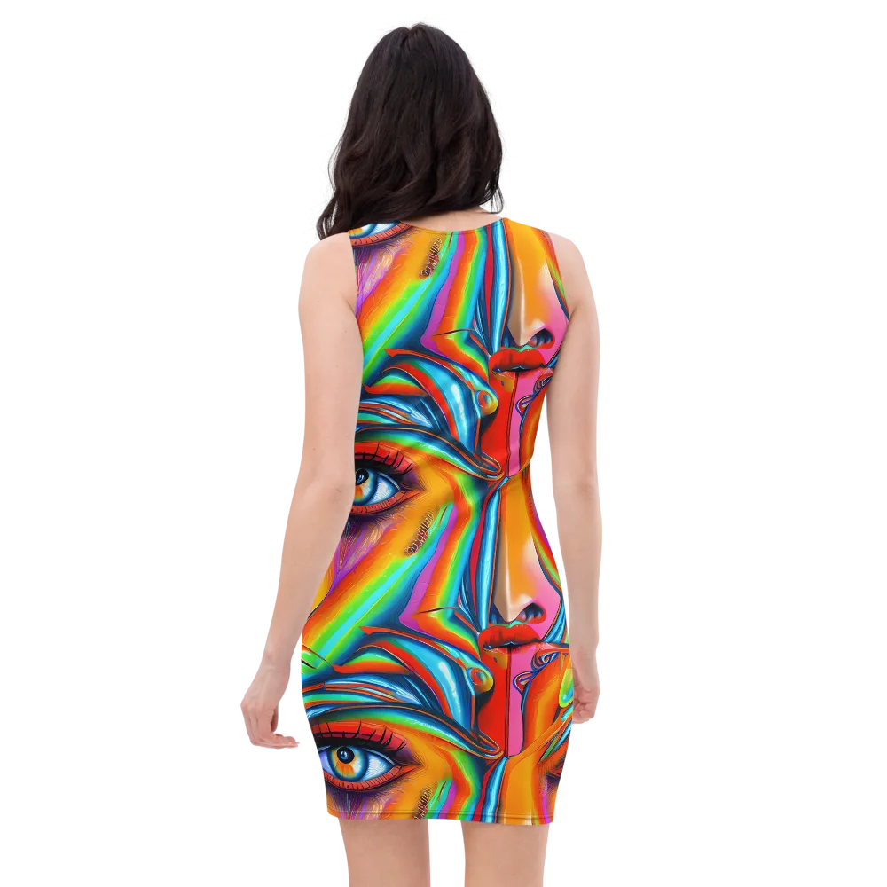 Kaleidovisions on Bodycon Dress — Back