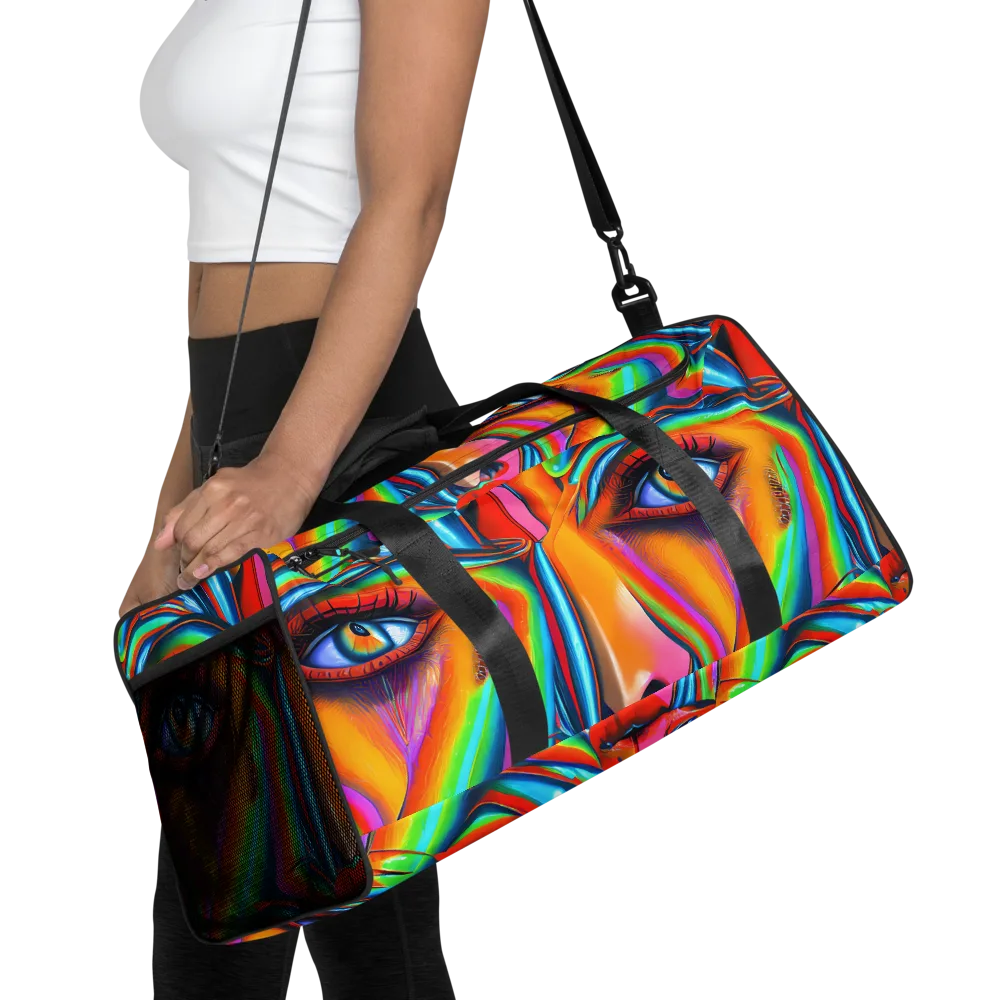 Kaleidovisions on Duffle Bag — Front
