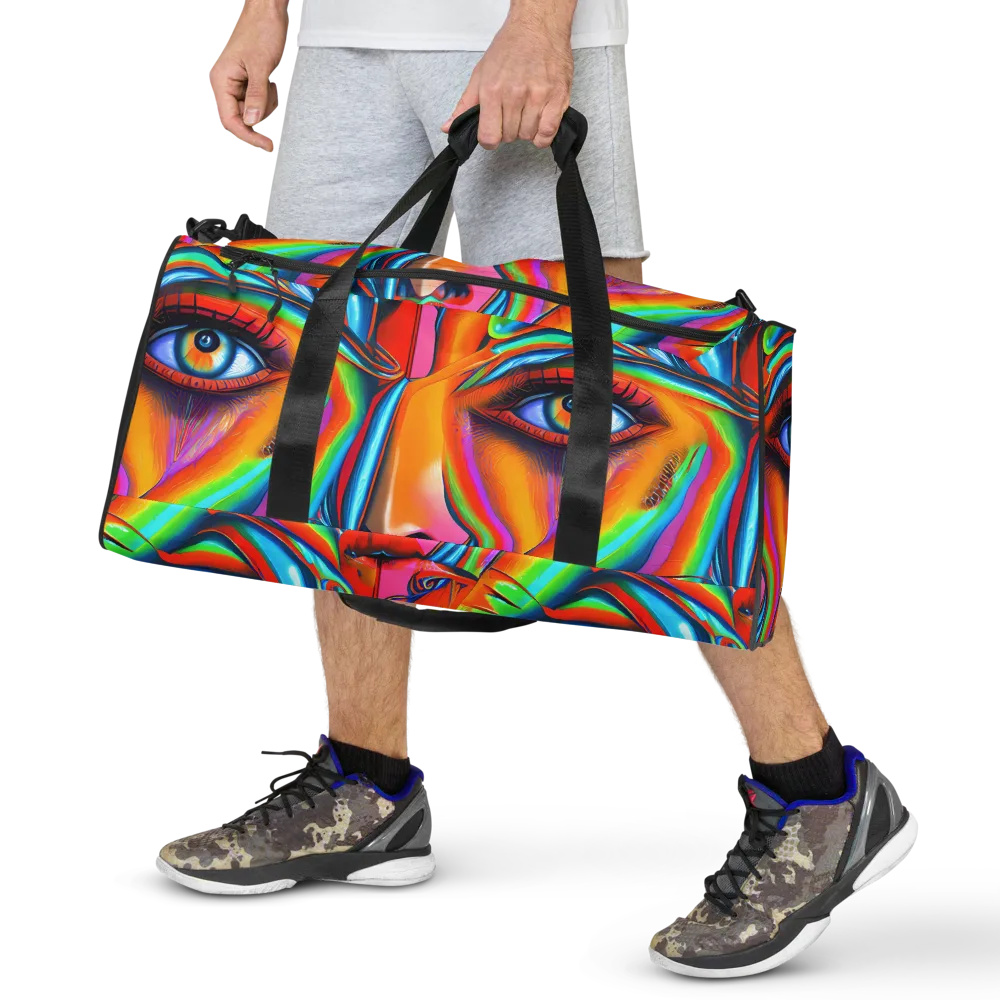 Kaleidovisions on Duffle Bag — Front