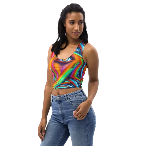 Kaleidovisions on a Crop Top