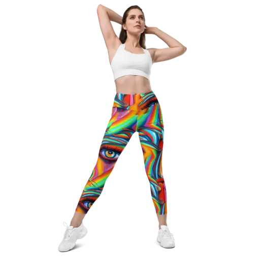 Kaleidovisions on a Leggings with Pockets