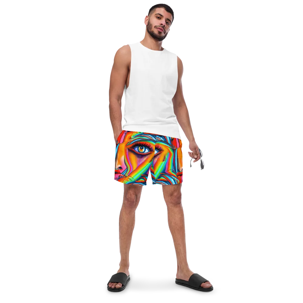 Kaleidovisions on Swim Trunks — Front