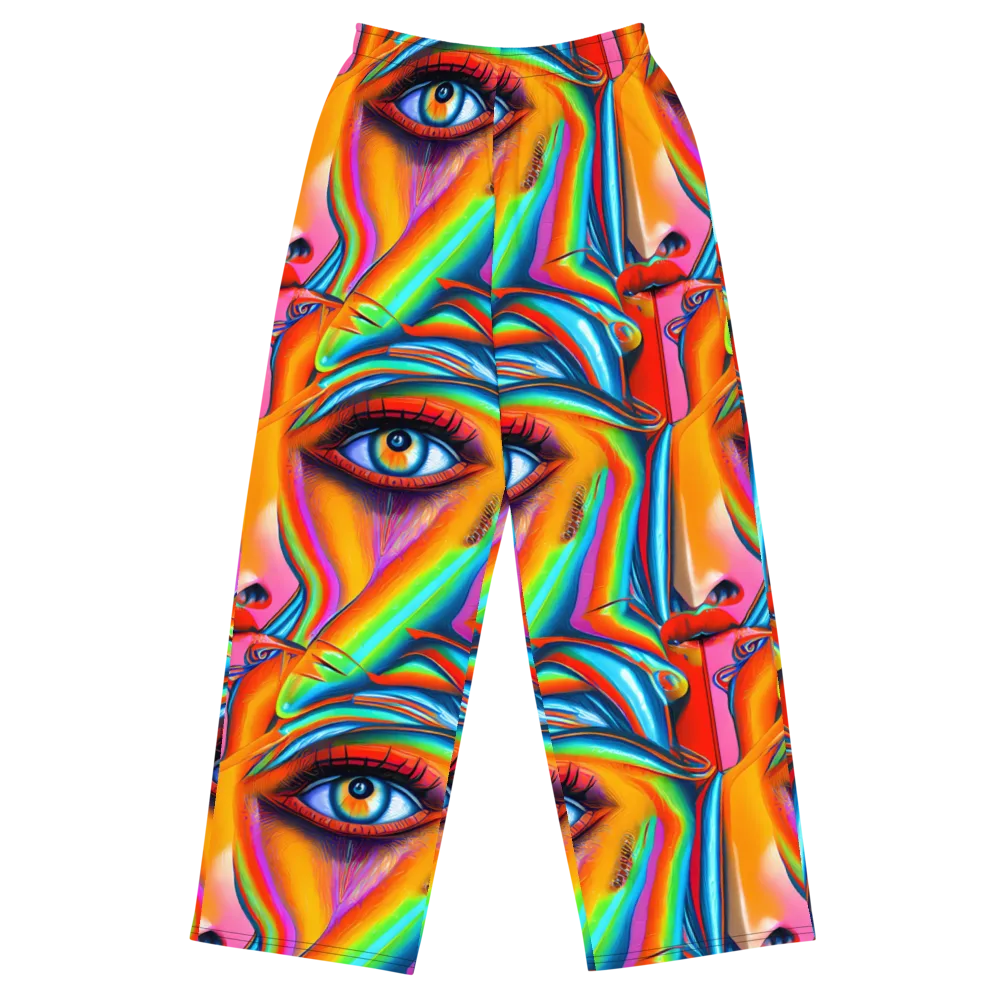 Kaleidovisions on Wide-Leg Pants — Front