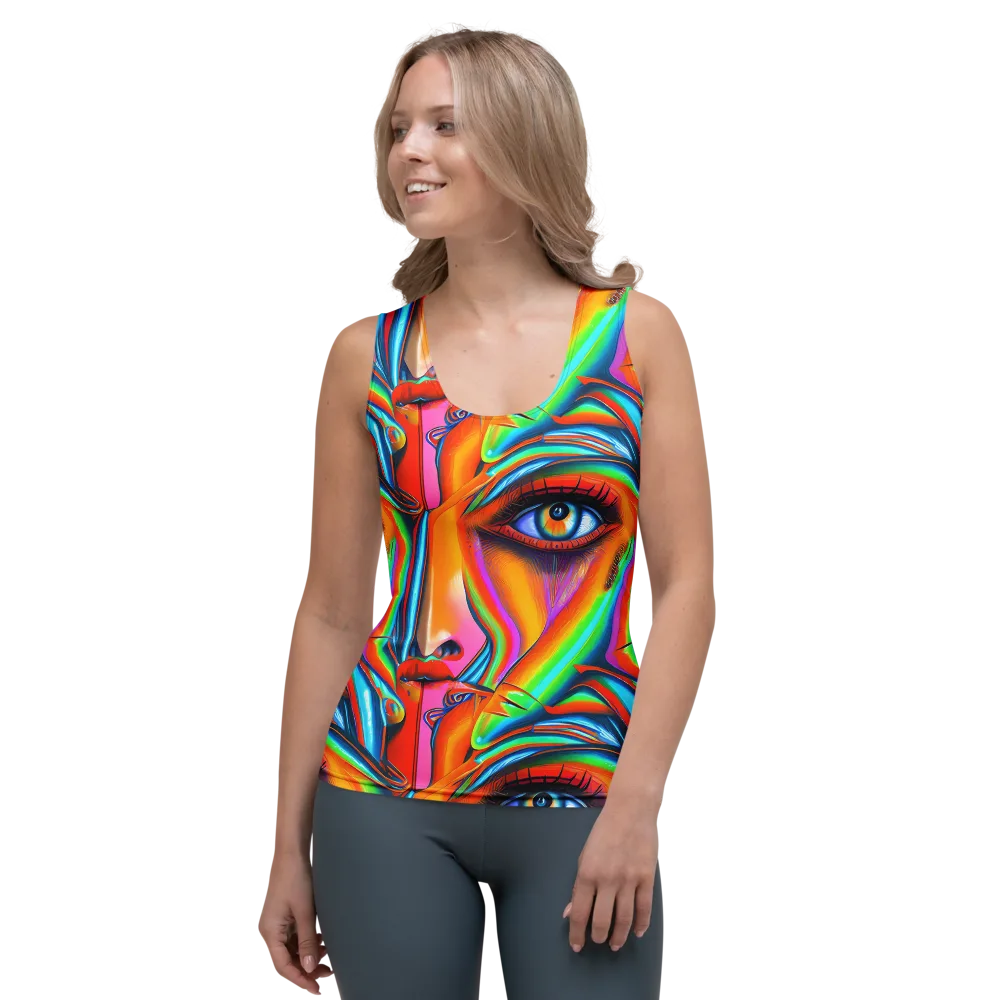 Kaleidovisions on Women's Tank Top — Front