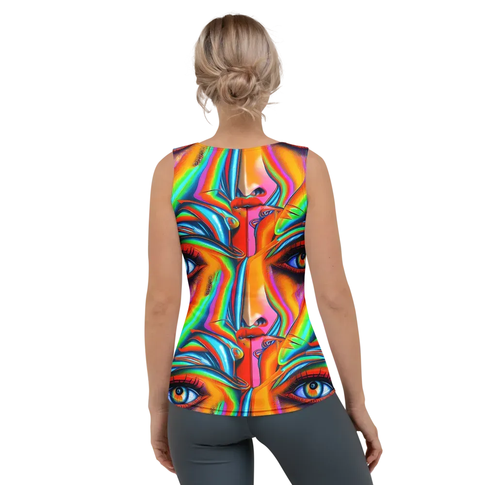 Kaleidovisions on Women's Tank Top — Back