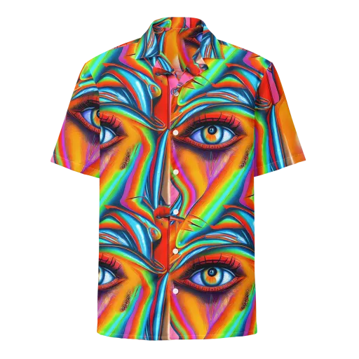 Kaleidovisions on a Button Shirt